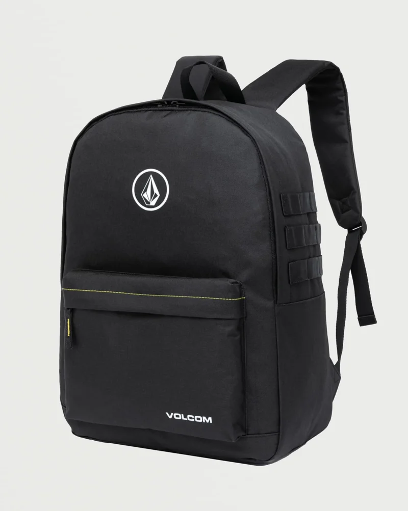 Mochila Volcom Preta Amarela