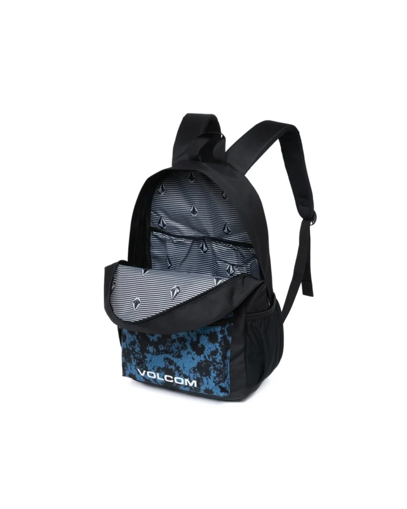 Mochila Volcom Stone Preta Azul - Image 5