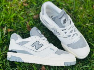 NEW BALANCE 550 MASCULINO BRANCO CINZA