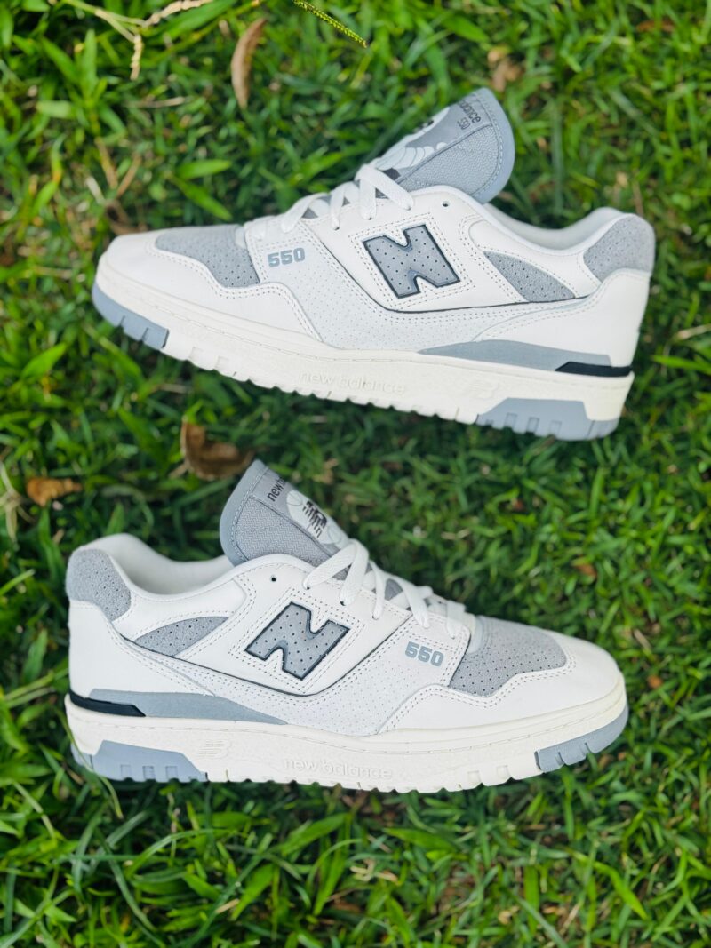 NEW BALANCE 550 MASCULINO BRANCO CINZA - Image 3
