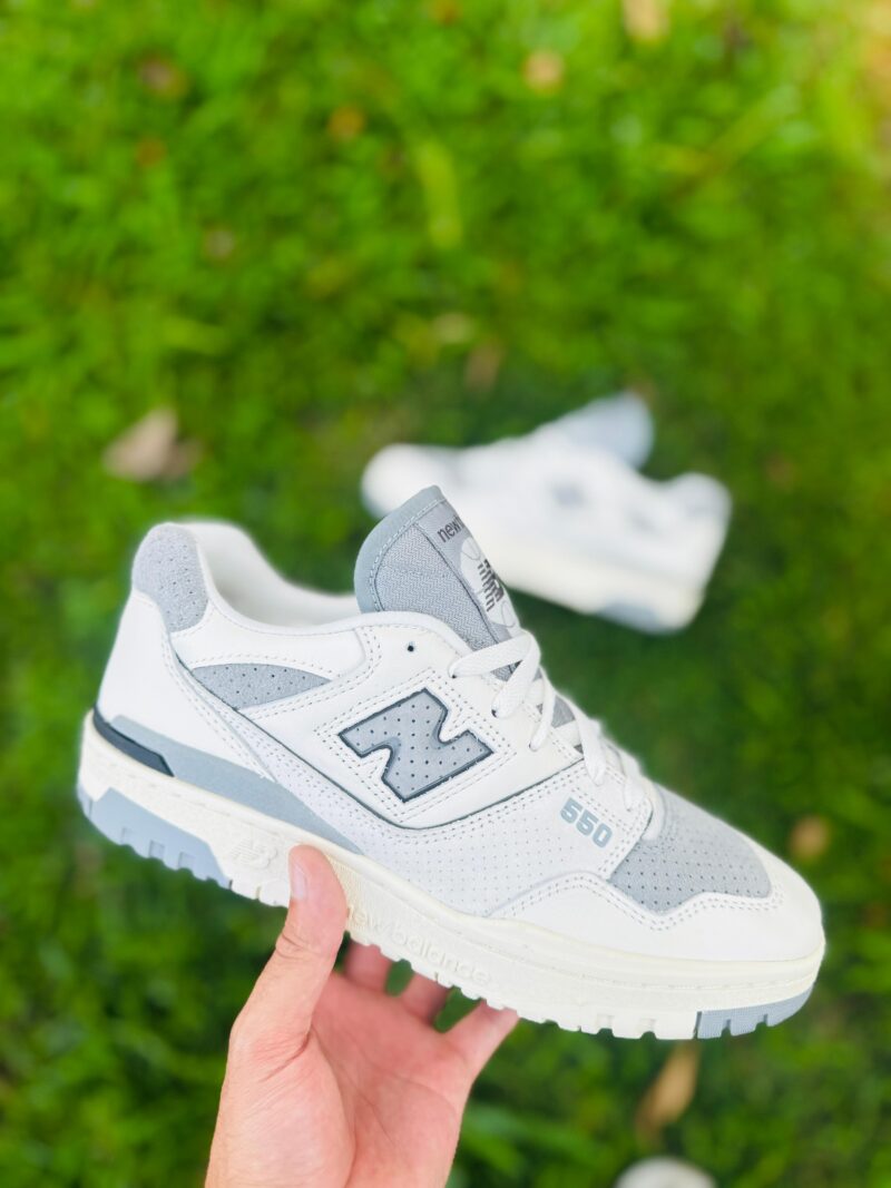 NEW BALANCE 550 MASCULINO BRANCO CINZA - Image 4