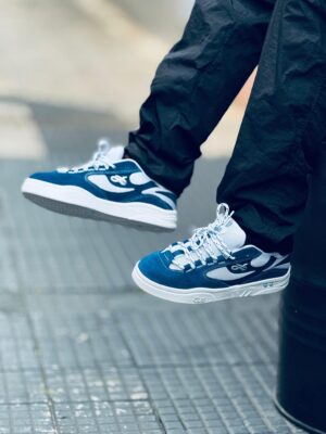Tenis Ous Fluente GTX Azul Branco Essencial