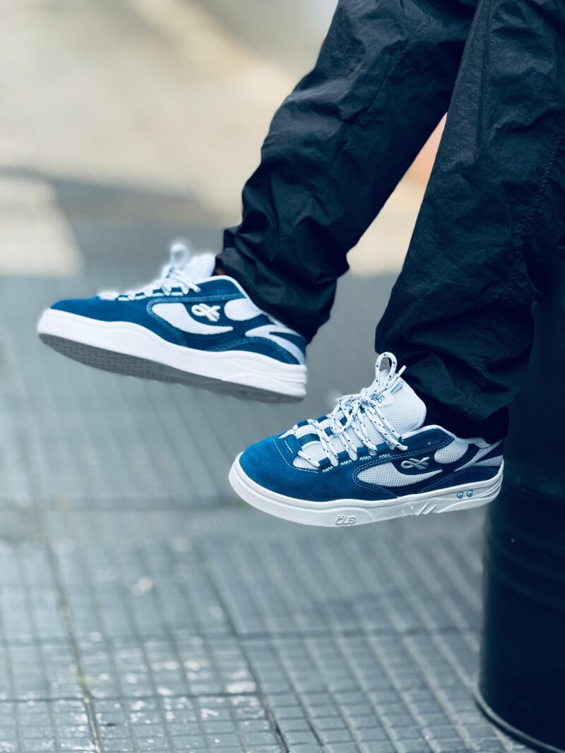 Tenis Ous Fluente GTX Azul Branco Essencial