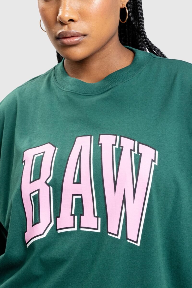 CAMISETA NEW OVER BAW COLLEGE ESMERALDA - Imagem 4