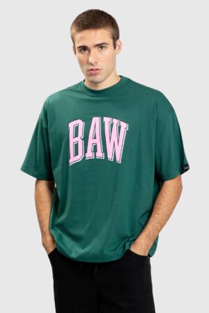 CAMISETA NEW OVER BAW COLLEGE ESMERALDA