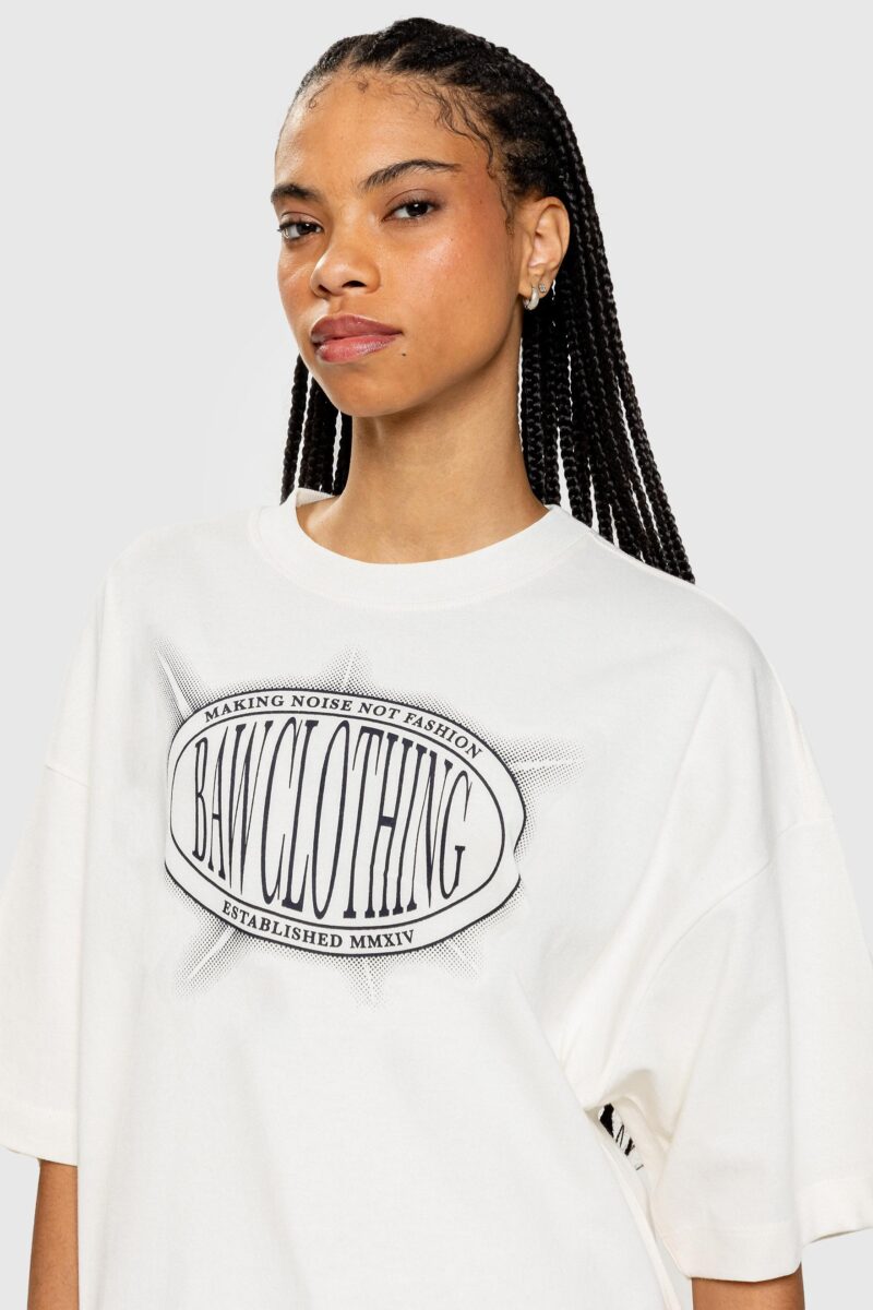 CAMISETA BAW NEW OVER  LUMINOUS OFF WHITE - Imagem 2