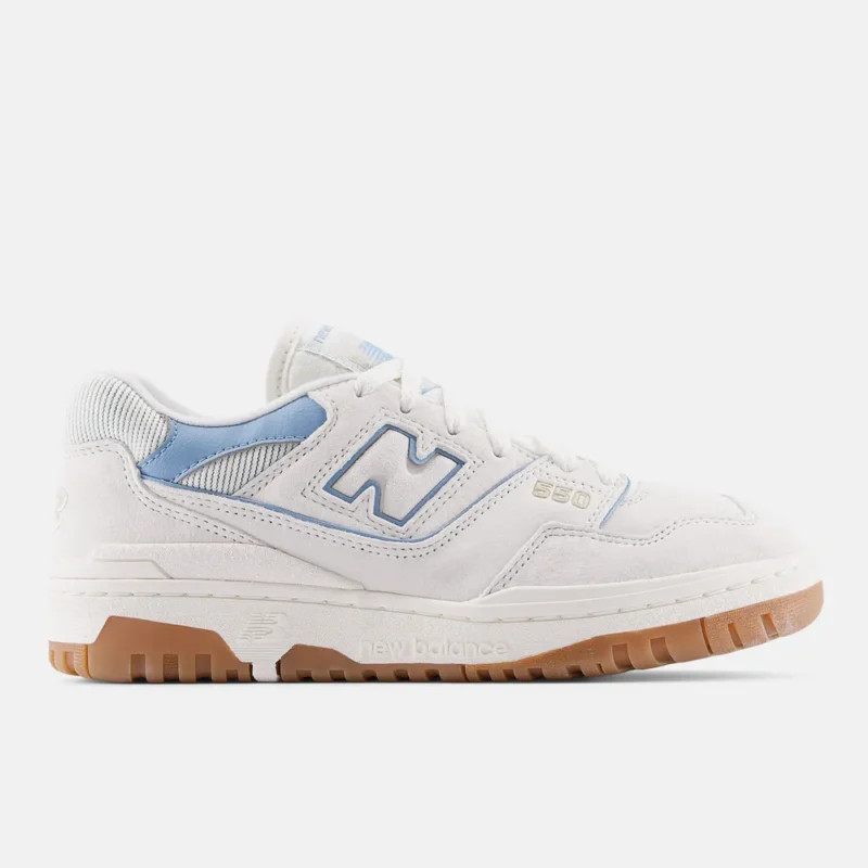 New Balance 550 Feminino Bege Azul