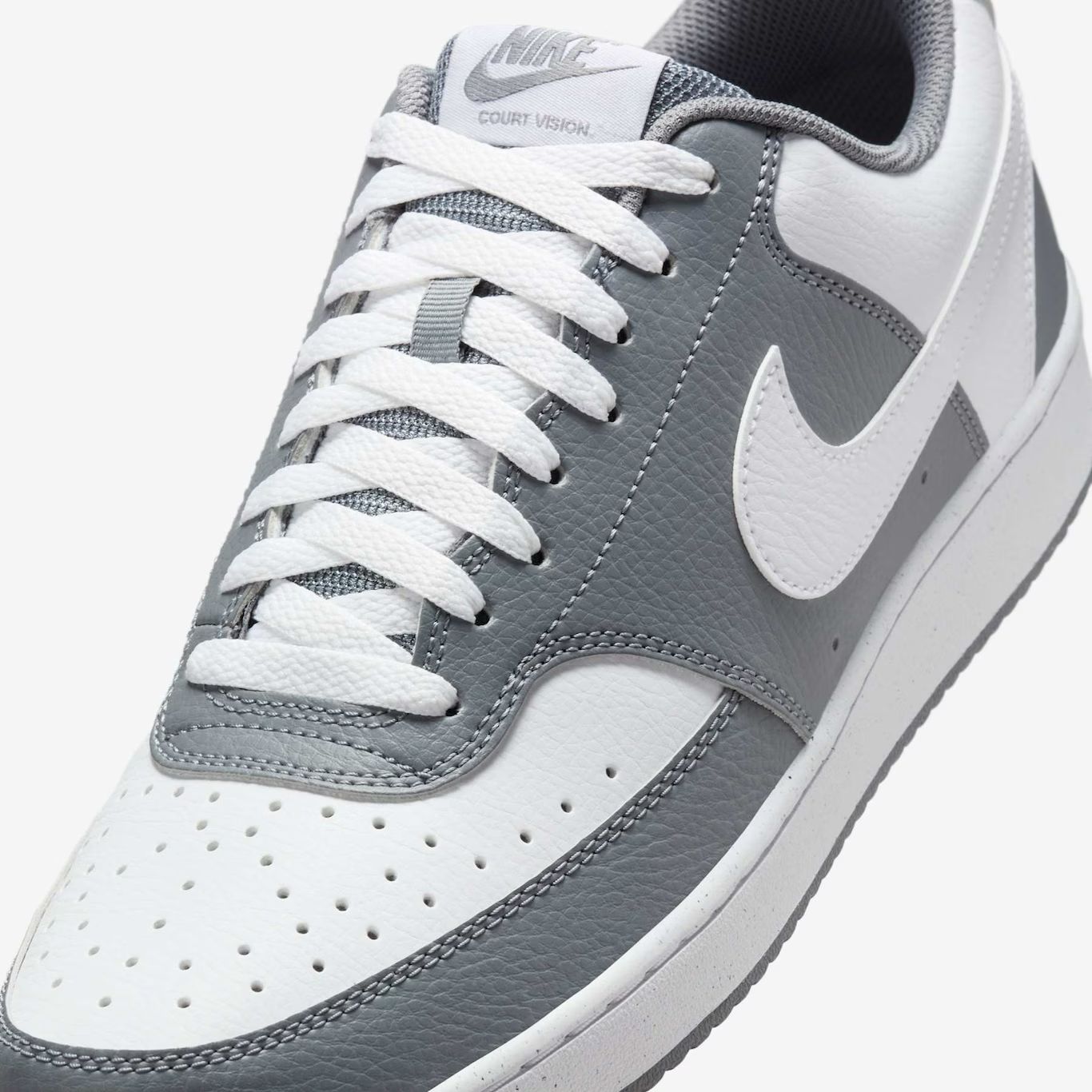 NIKE COURT VISION LO GREY/WHITE - Imagem 5