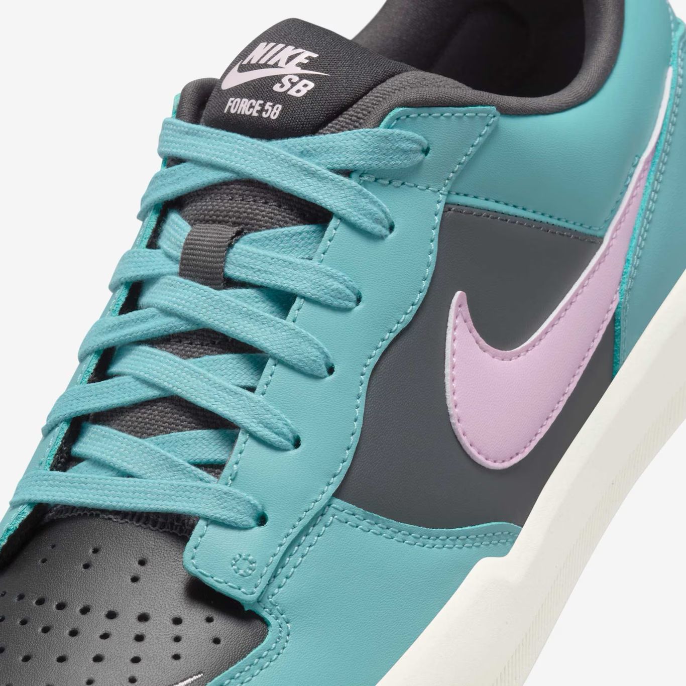 NIKE FORCE 58 PRM L BLUE/PINK - Imagem 4