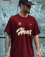CAMISETA NBA MIAMI HEAT - BORDO