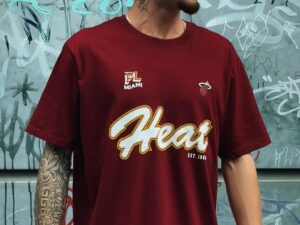 CAMISETA NBA MIAMI HEAT - BORDO