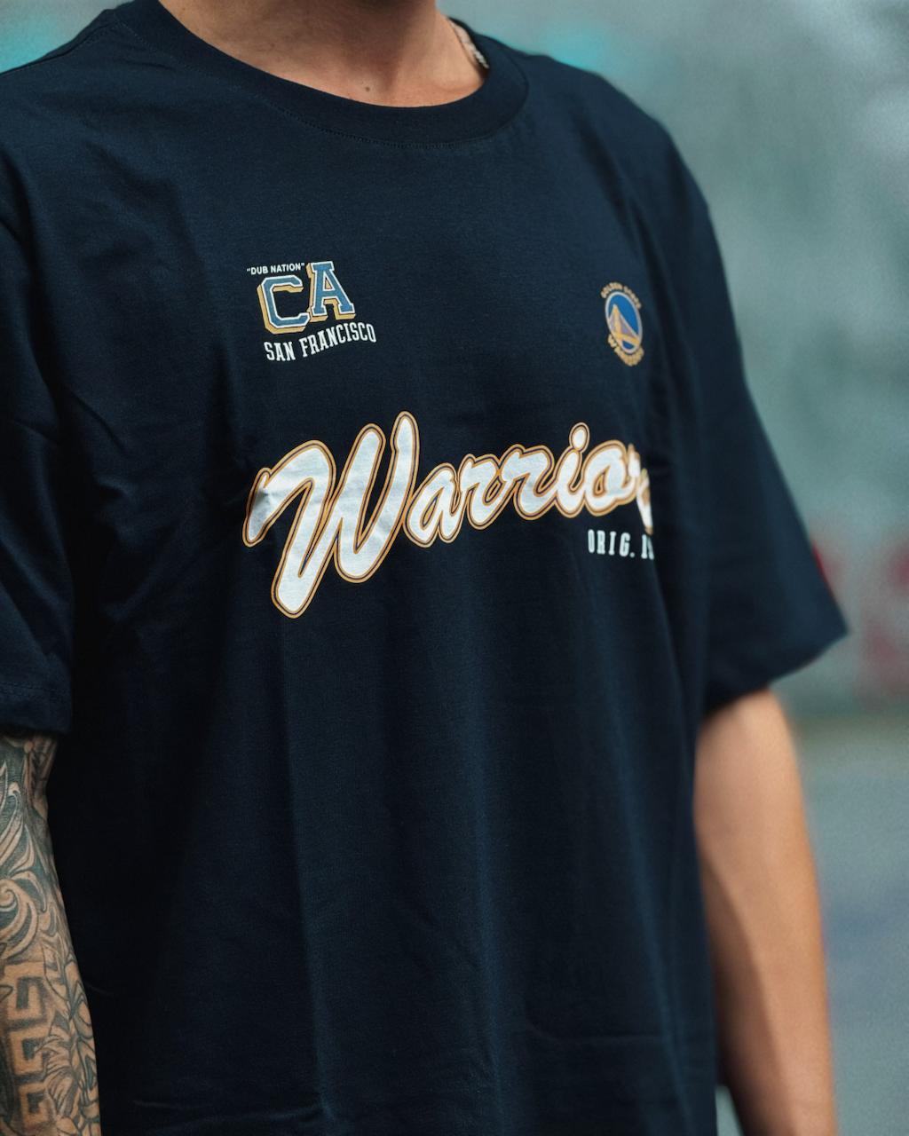 CAMISETA NBA GOLDEN STATE WARRIOS - AZUL - Imagem 2